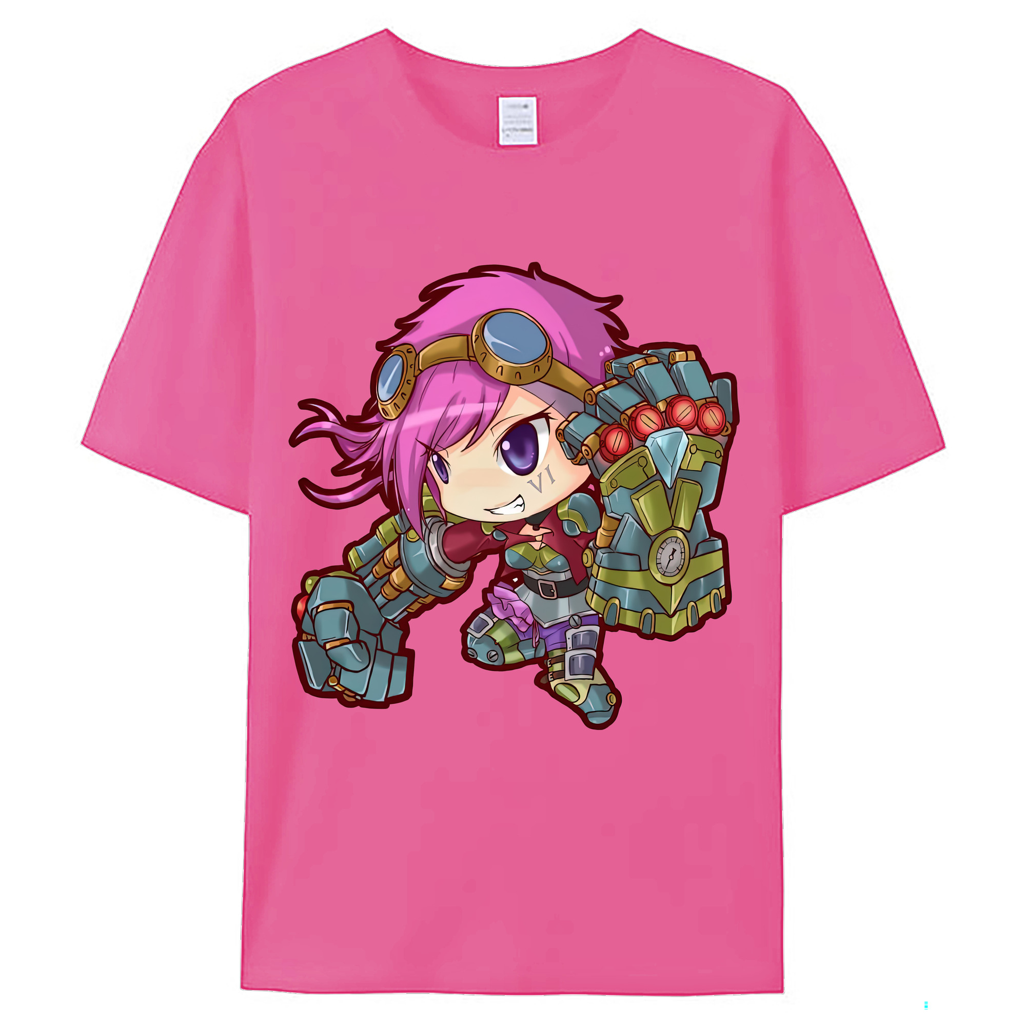 （画像用） リーグ・オブ・レジェンド League of Legends LOL レディースカジュアルプリントTシャツ（綿100％）